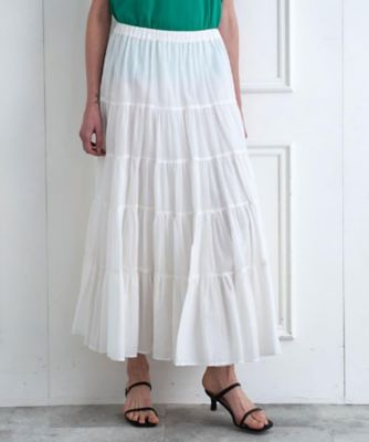 コットンボイルティアードスカート（2002595047