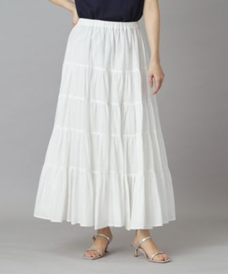コットンボイルティアードスカート（2002595047