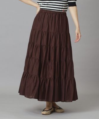 コットンボイルティアードスカート（2002595047