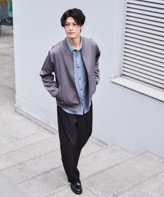 FLEX LINE ストレッチリブブルゾン ストレッチ／防シワ