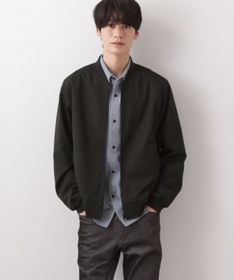 【新品】かなりお買い得⭐︎Elastic ブルゾン　これからのシーズン大活躍！ THE SHOP TK｜FLEX LINE ストレッチリブブルゾン ストレッチ/防シワ