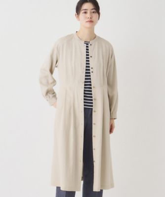 ＜CORDIER (Women)＞【一枚着も羽織もお任せ】ツイルシャツワンピース（２００２５９５４０３）