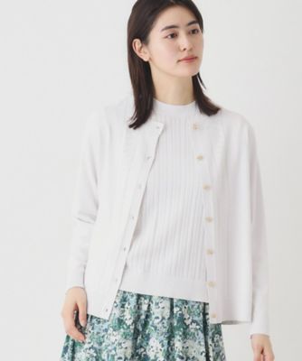 ＜CORDIER (Women)＞【アンサンブル／洗える】大人可愛い編み柄カーディガンニット（２００２５９５４０６）