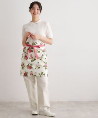 カミール柄 カフェエプロン（2002595708） | LAURA ASHLEY