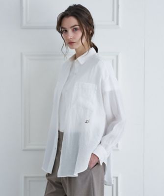 ＜DRESSTERIOR (Women)＞【人気定番／ウォッシャブル】ガーメントダイラミーシャツ（２００２５９５７４４）