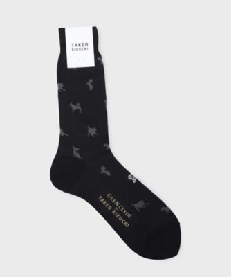 ＜TAKEO KIKUCHI (Men)＞【グレンクライド別注】コーデュラ（Ｒ）ドレスソックス（２００２５９６２１２）