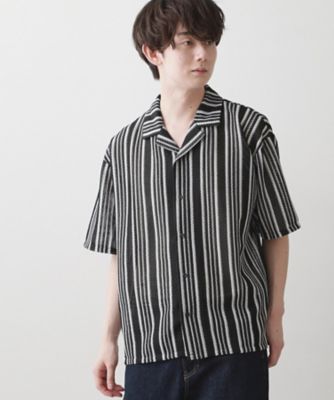 ストライプシャツ（2002596222） | Dessin (Men) /デッサン
