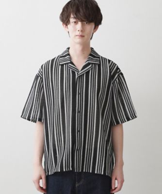 ストライプシャツ（2002596222） | Dessin (Men) /デッサン