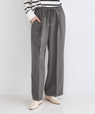 美脚ストレッチイージーワイドパンツ【洗濯機OK