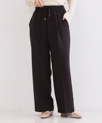 美脚ストレッチイージーワイドパンツ【洗濯機OK
