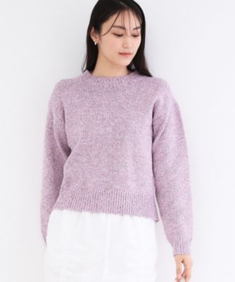 ＜OPAQUE.CLIP (Women)＞カラーＭＩＸニット【洗濯機ＯＫ】（２００２５９６２５３）