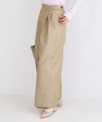 ＜OPAQUE.CLIP (Women)＞シャンブレータックチノワイド【洗濯機ＯＫ】（２００２５９６２５７）