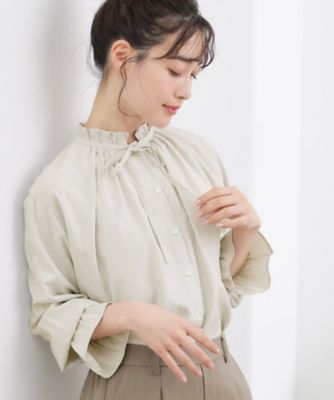 新品⭐︎EMMA TANK PALLADIO GRID リボンショルダーブラウス 新品⭐︎EMMA TANK PALLADIO GRID リボンショルダーブラウスの通販はau