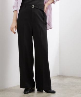 ＜GROVE (Women)＞ベルトワイドパンツ（２００２５９６２８１）