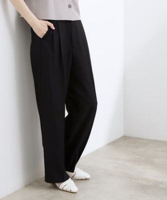 ＜GROVE (Women)＞【貴島明日香さん着用】リネンライクストライプワイドパンツ（２００２５９６５５０）