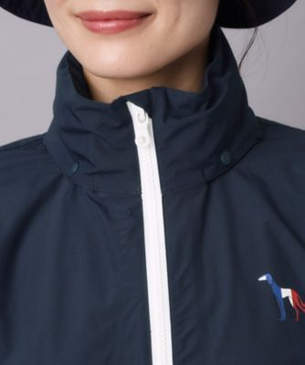 ADABAT NAVY】レッグカバー付きレインワンピース