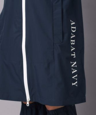 ADABAT NAVY】レッグカバー付きレインワンピース