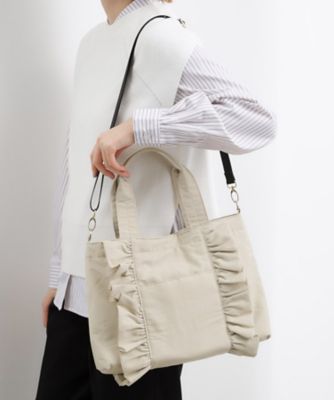 ＜GROVE (Women)＞タテフリル２ＷＡＹトート（２００２５９７０４５）