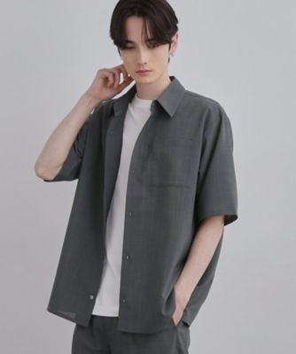 ＜tk. TAKEO KIKUCHI (Men)＞ＡＩＲＹ　ＤＲＹレギュラーカラーシャツ／吸水速乾／ＵＶカット／マシーンウォッシャブル／洗濯可／イージーケア（２００２５９７０９８）