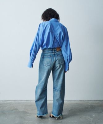 Re】point neck shirt（2002597278