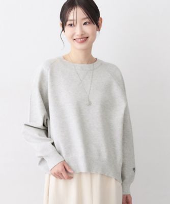 ＜Dessin (Women)＞【洗える】スウェットライクニット（２００２５９７４５４）