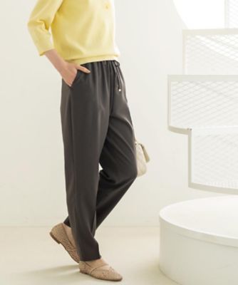 ＜OPAQUE.CLIP (Women)＞美脚ストレッチイージーテーパードパンツ／セットアップ対応可【洗濯機ＯＫ／防シワ加工】《ＳＳ～ＬＬ／５ｃｏｌ》（２００２５９７８０６）