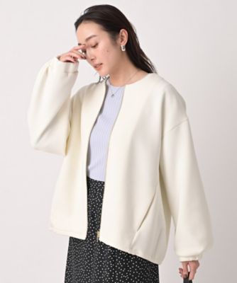 ＜UNTITLED (Women)＞ダンボールジップブルゾン（２００２５９８１５３）