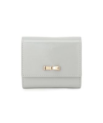 リボンエナメル三つ折り財布（2002598252） | GROVE (Women 