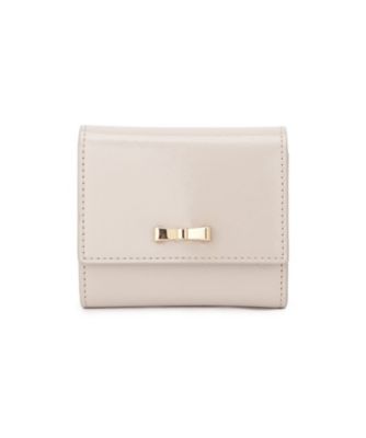 リボンエナメル三つ折り財布（2002598252） | GROVE (Women