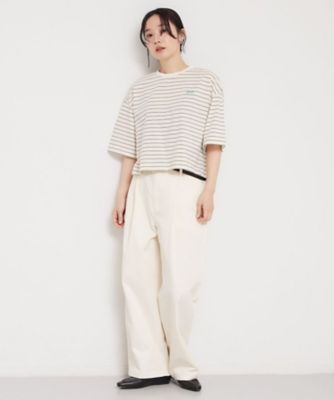 美品 Rene 刺繍ボーダーワンピース マルチカラー サイズ36*ND721 美品 Rene 刺繍ボーダーワンピース マルチカラー サイズ36*ND721