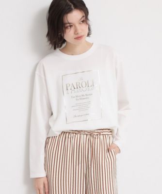 ロゴ箔プリントロンTee（2002598744） | THE SHOP TK