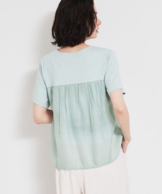 ひんやり／吸水速乾／UV】ビスチェ風 切り替えTシャツ