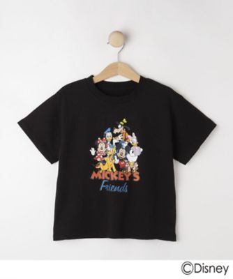 Disney】ミッキー＆フレンズプリントTシャツ