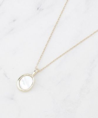 ＜Reflect (Women)＞天然シェルプレートペンダントネックレス（２００２５９９４７９）