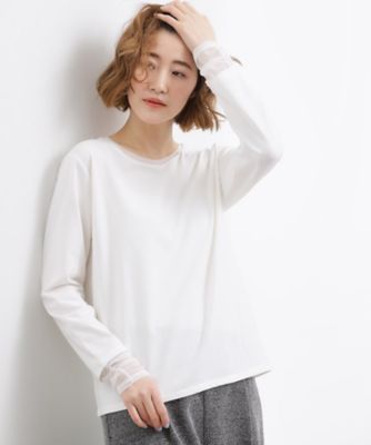 シアーレイヤードスリーブロンT（2002599659） | GROVE