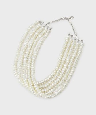 ＜GALLEST (Women)＞カジュアルパール調ネックレス（２００２５９９８５８）