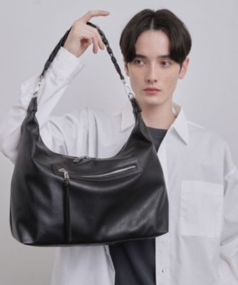 レザー調チェーンショルダーバッグ（2002599867） | tk