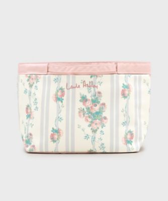 ＜LAURA ASHLEY＞ロザリーナ　ストライプ柄　バッグインバッグ（２００２５９９８７９）