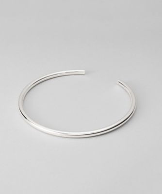 ＜COCOHNIK ONKITSCH (Women)＞シルバー　ホロウフレキシブルチョーカーＬ（２００２５９９８８３）