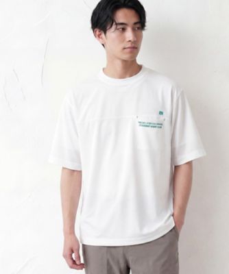 メッシュ素材 スポーティTシャツ（2002599892） | Dessin
