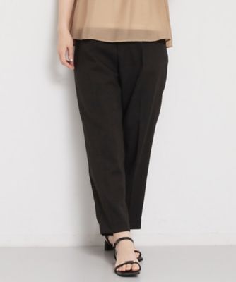 ＜THE SHOP TK (Women)＞【ＸＳ－ＸＬ／洗える】オン・オフ問わずきれいに決まる　麻調テーパードパンツ（２００２５９９９７７）