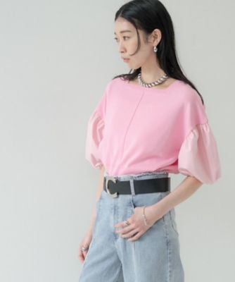 ドッキングパフスリーブニット（2002600033） | GALLEST