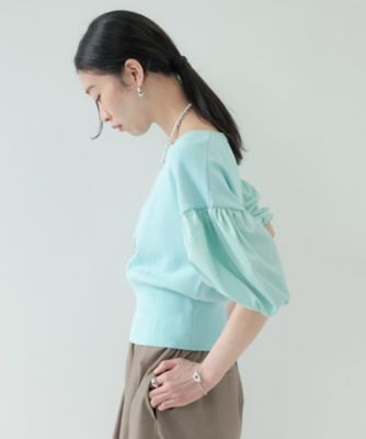 ドッキングパフスリーブニット（2002600033） | GALLEST