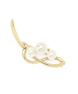 ＜Reflect (Women)＞【フォーマル／入卒】パール調×リーフデザインブローチ（２００２６００１４２）