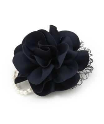 フォーマル／入卒】レースフラワーミニコサージュ