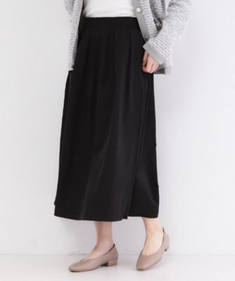 シャンブレータフタタックフレアスカート【洗濯機OK