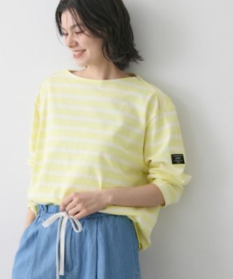[Nina mew]3Dフラワー ボーダーニット カットソー黄色トップス夢可愛い Provador ふわもちパネルボーダーニット 麻布プロバドール - QVC.jp