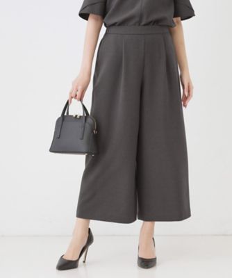 ＜COUP DE CHANCE (Women)＞【手洗い可／日本製／セットアップ可】ワイドパンツ（２００２６００２８７）