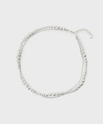 ＜GALLEST (Women)＞ダブルストランドネックレス（２００２６００３６５）