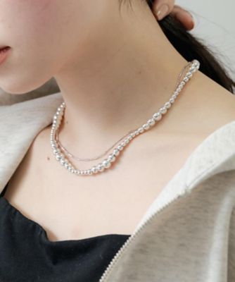 ダブルストランドネックレス（2002600365） | GALLEST